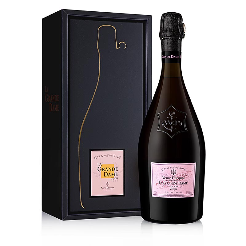 VEUVE CLICQUOT La Grande Dame 2006 Rose Brut 0.75 Ltr Coffret