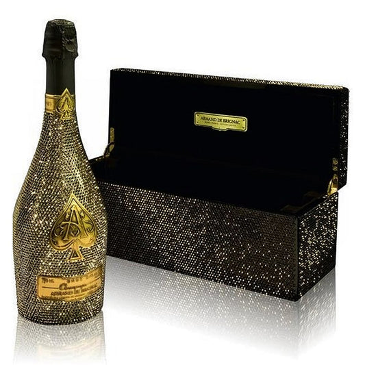 ARMAND DE BRIGNAC Brut Gold Strass Edition Swarovski Limited 0.75 Ltr Luxury Box