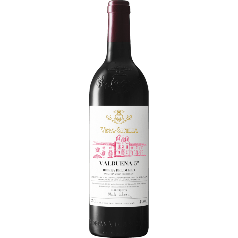 VEGA SICILIA Valbuena 5° 2019 Ribera del Duero 0.75 Ltr