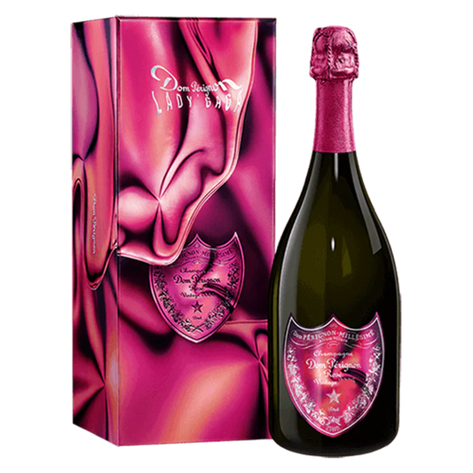 DOM PERIGNON Vintage LADY GAGA Limited Edition Rosé 2008 0.75 Ltr Coffret