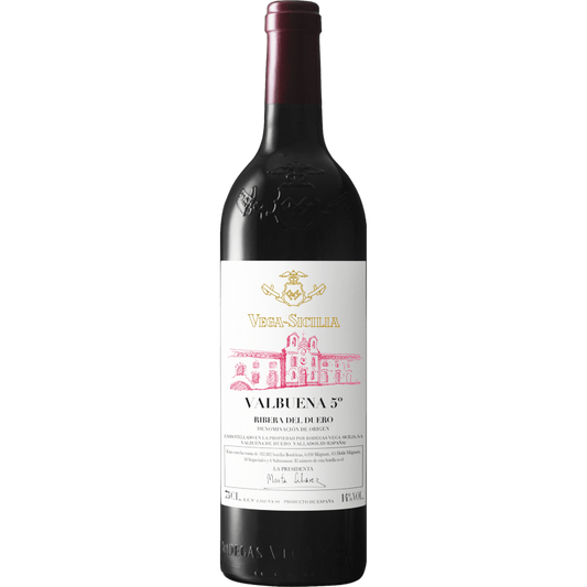 VEGA SICILIA Valbuena 5° 2018 Ribera del Duero 0.75 Ltr