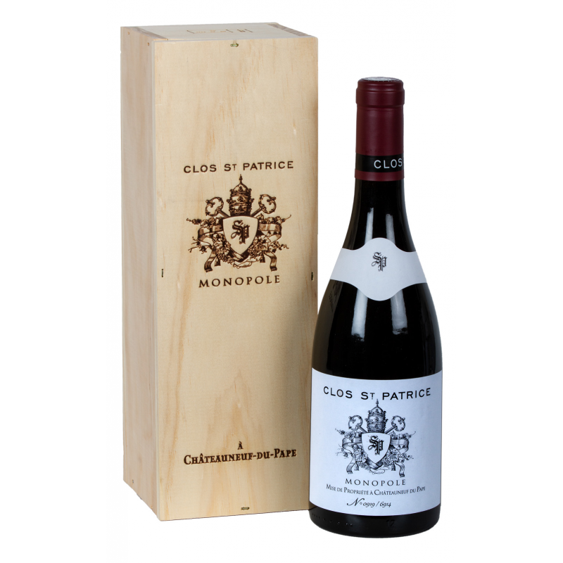 CLOS SAINT PATRICE 2015 Monopoly Châteauneuf-du-Pape 0.75 Ltr OWC